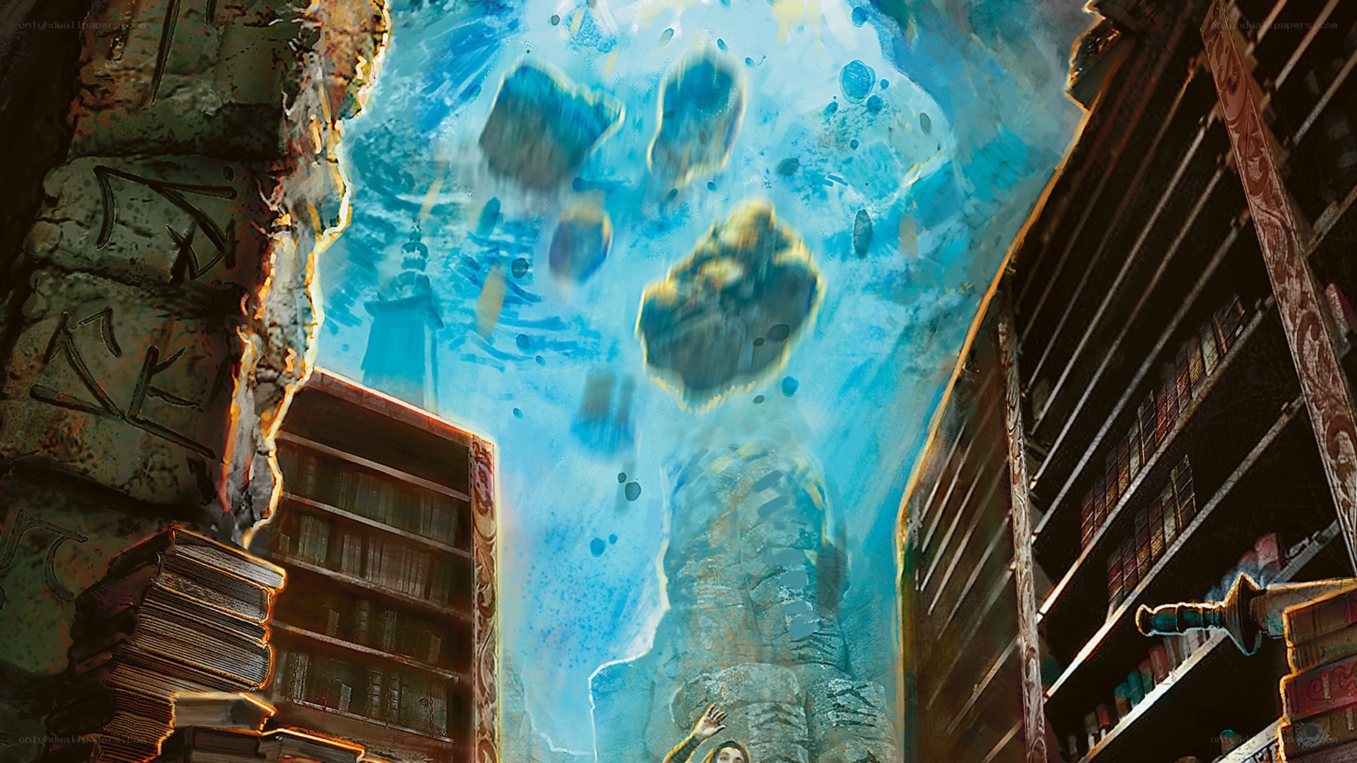 Library portal to another realm