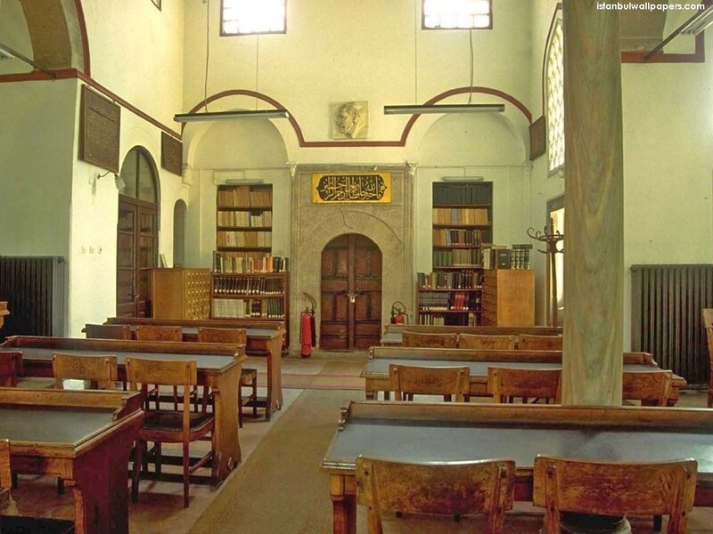 Library Reading Room — Beige
