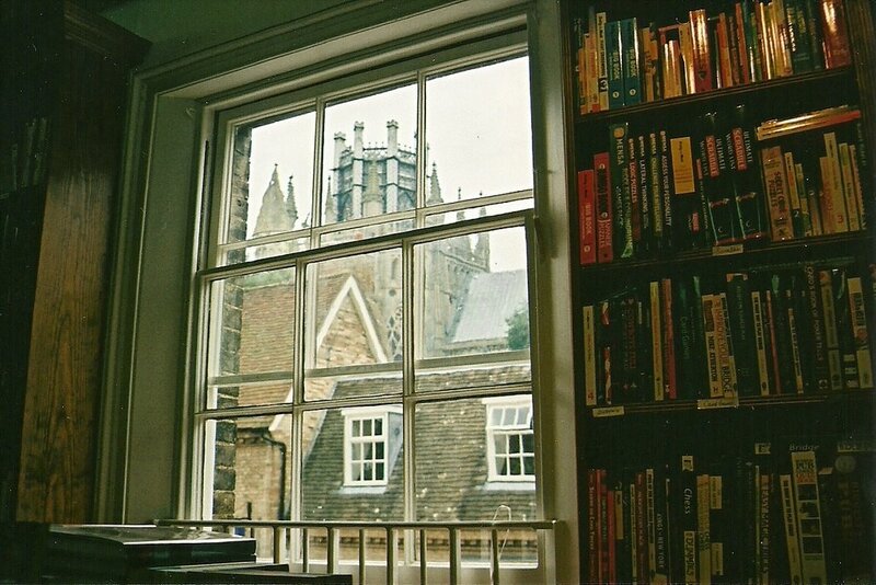 Library view of a cathedral