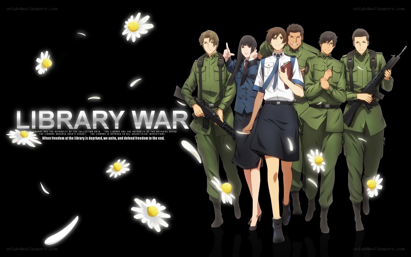 Library War anime characters