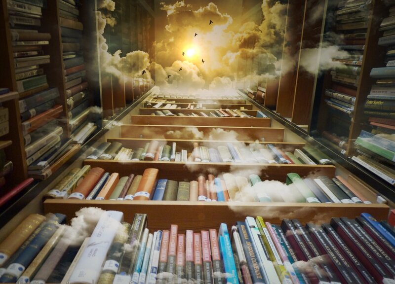 Library with Clouds