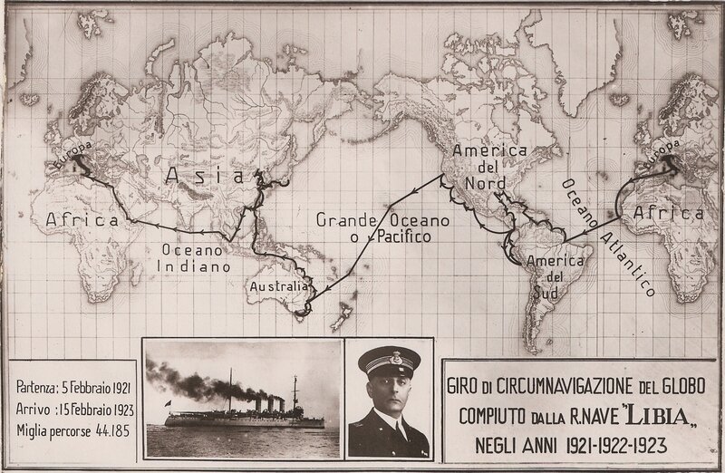 Libya circumnavigation map