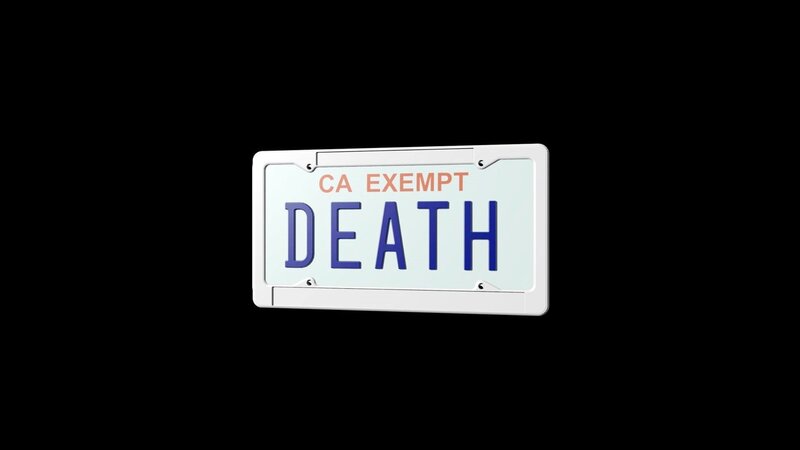 License Plate with Text