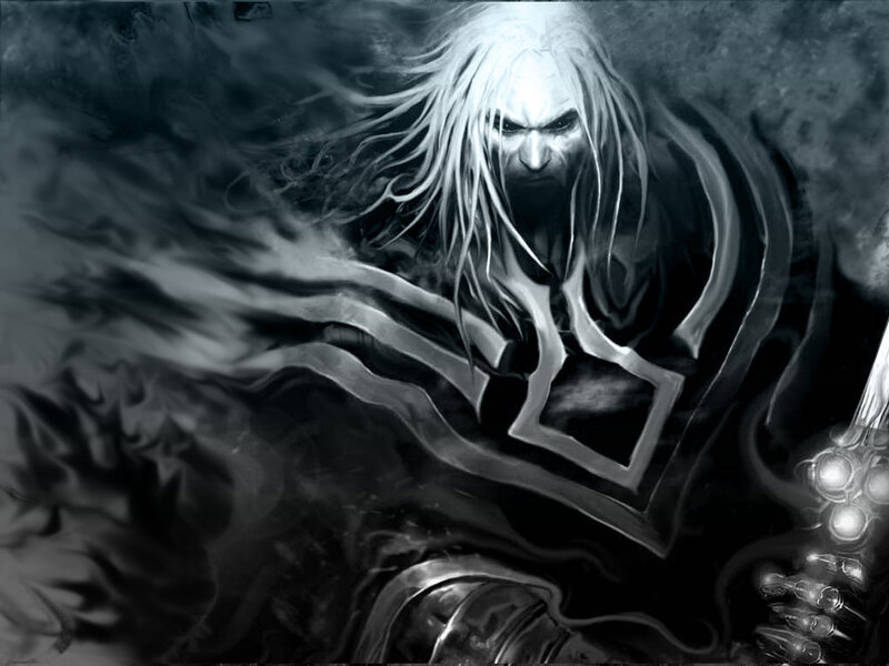 Lich King in dark armor