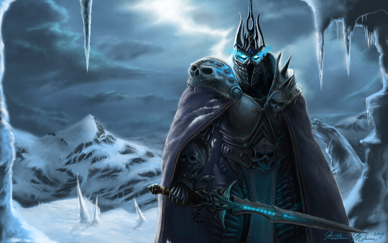 Lich King in the Frozen Wasteland