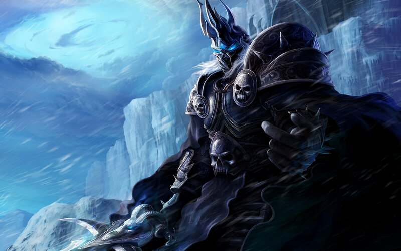 Lich King in the ice