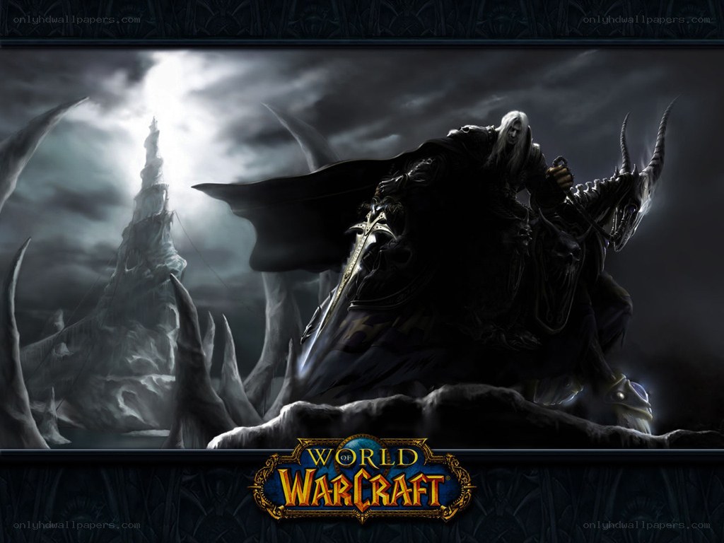Lich King on a skeletal horse