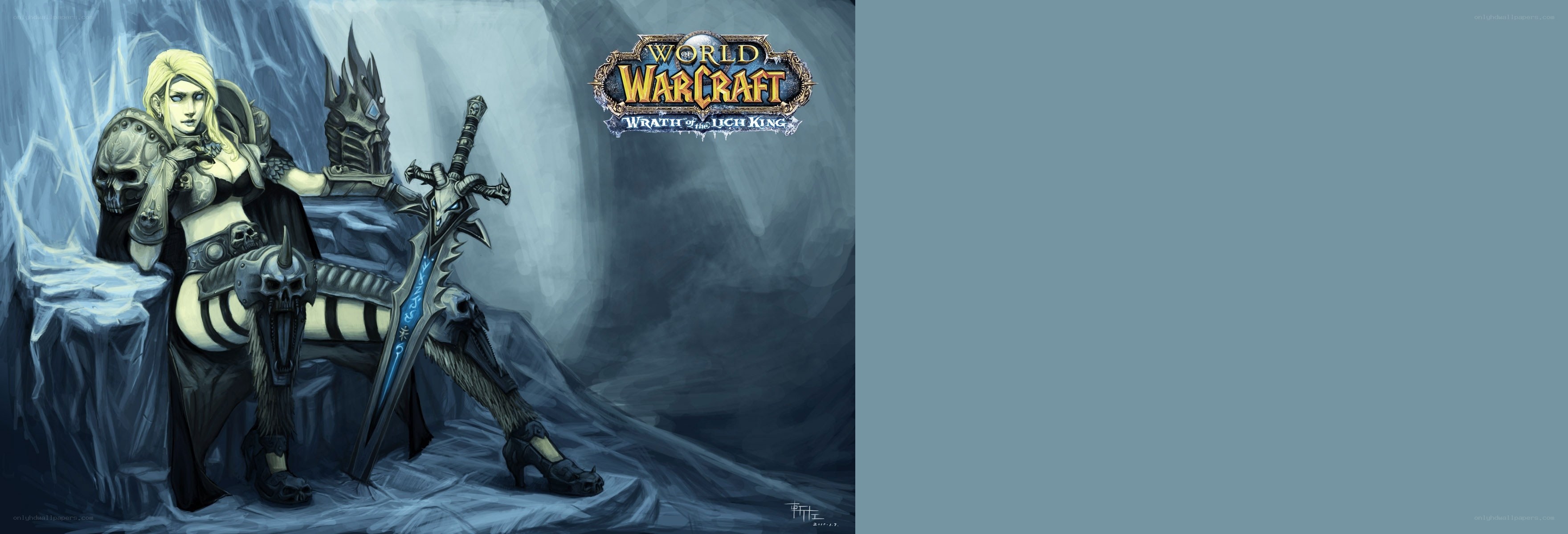 Lich King's warrior in ice