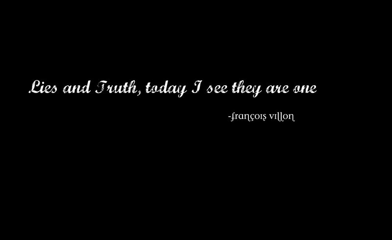 Lies and Truth quote