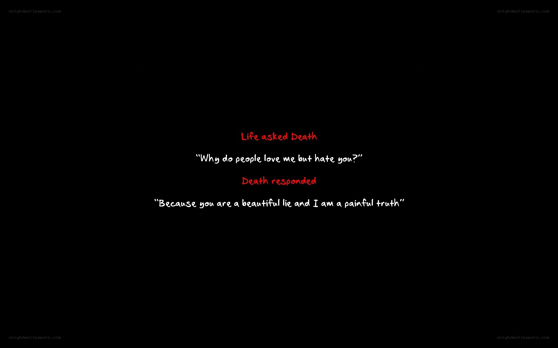 Life and Death Quote
