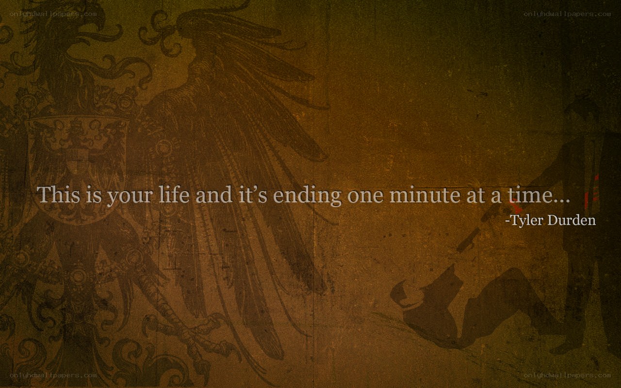 Life ending one minute at a time