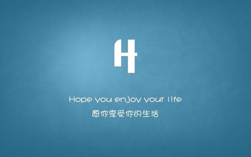 Life enjoyment message
