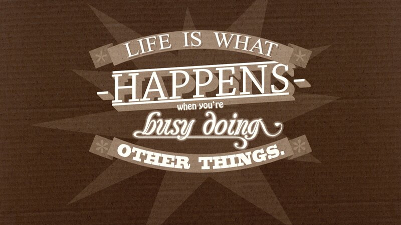 life happens quote