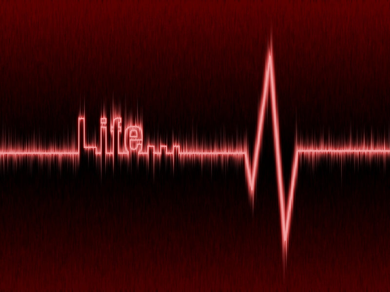 Life heartbeat line