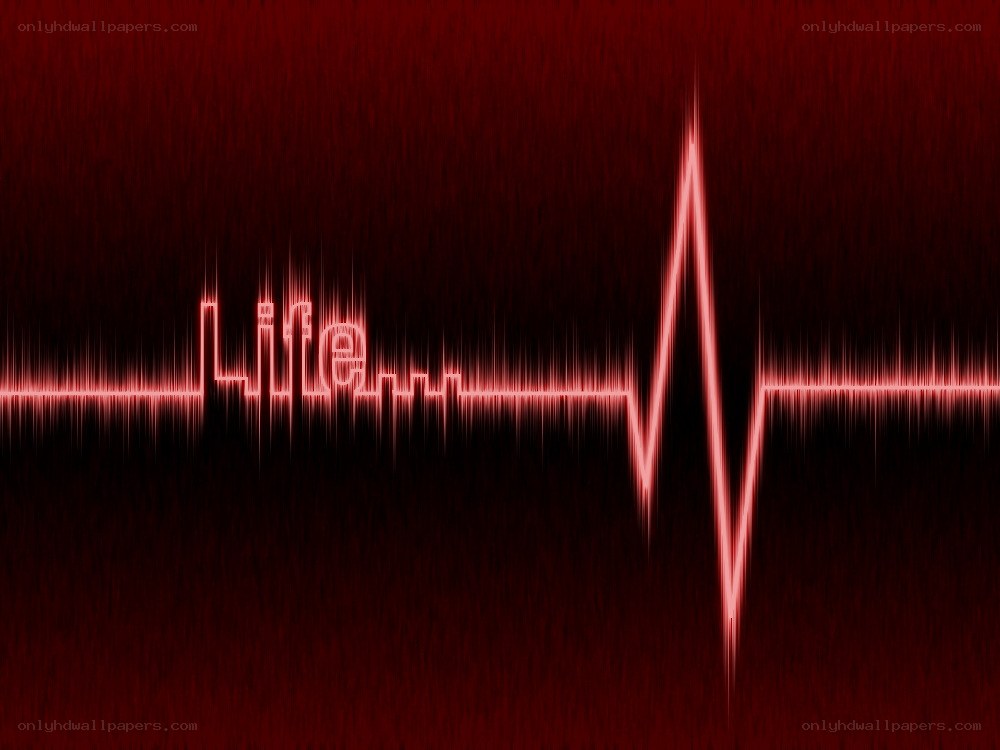 Life heartbeat line