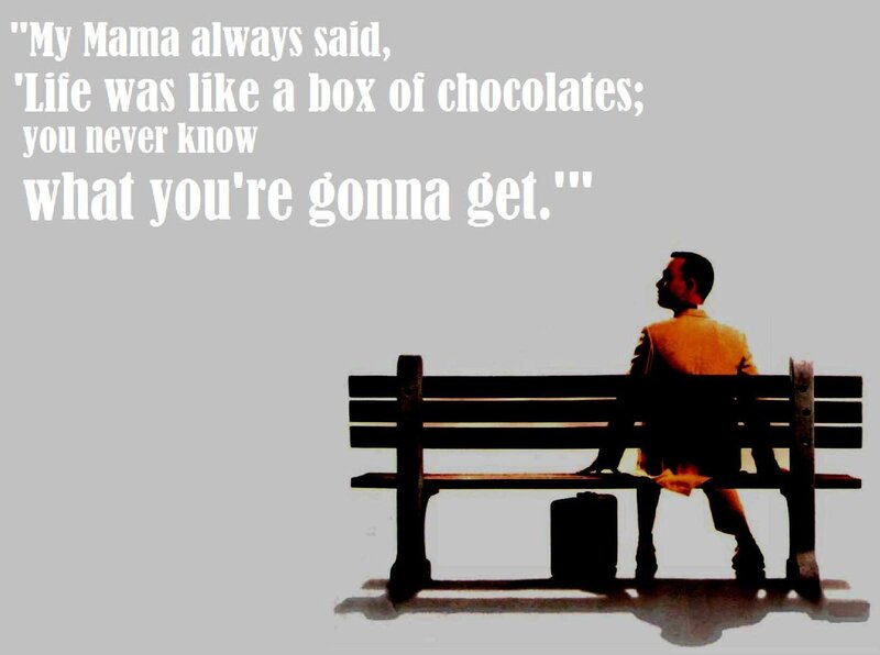Life is like a box of chocolates