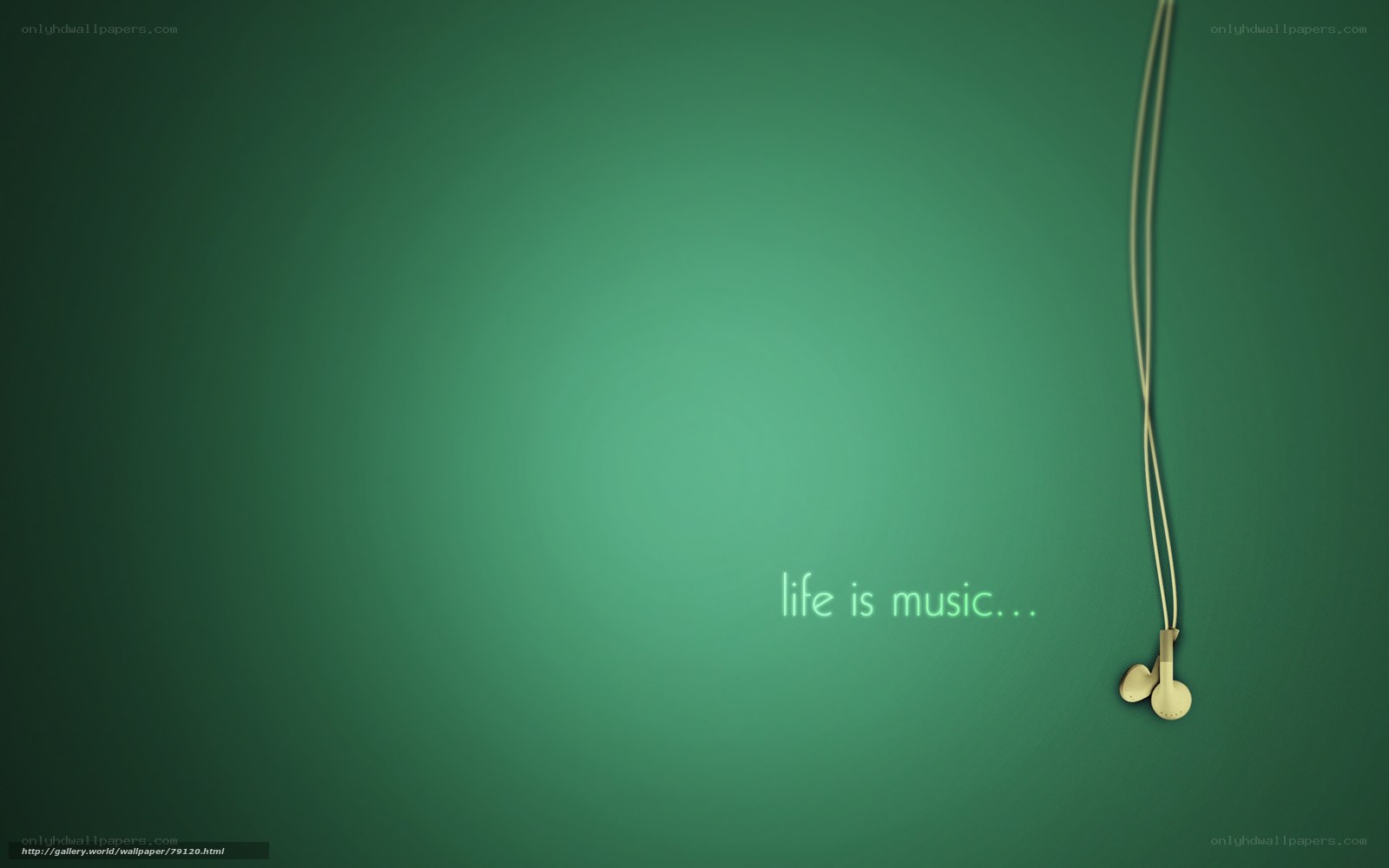 Life is music wallpaper