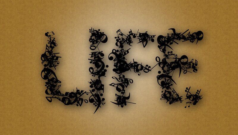 Life made of musical notes