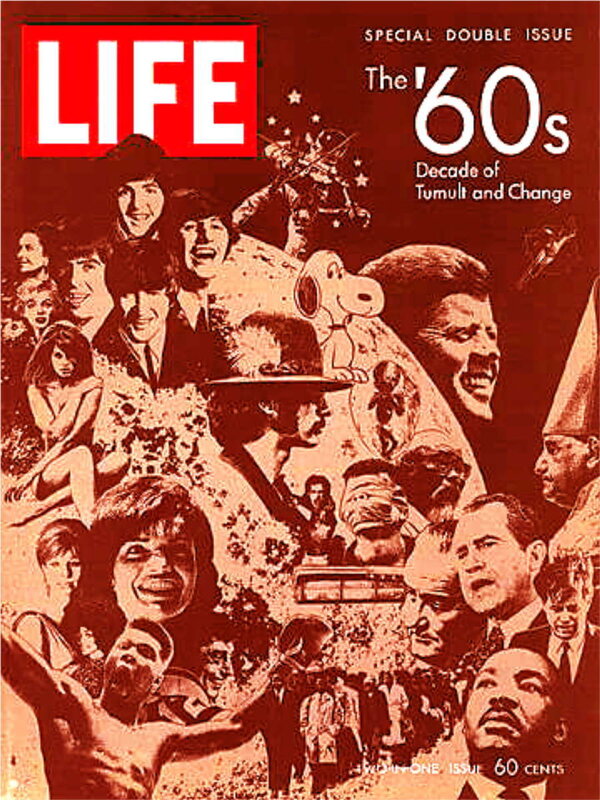 Life magazine cover from the 60s