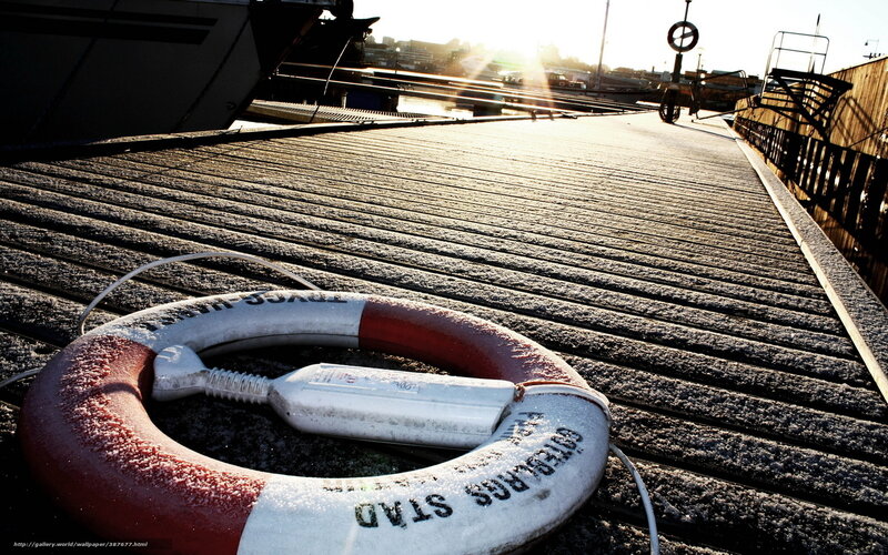 Life Preserver on Dock