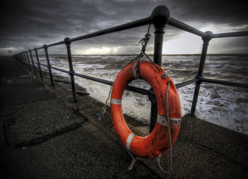 Life Preserver on Pier