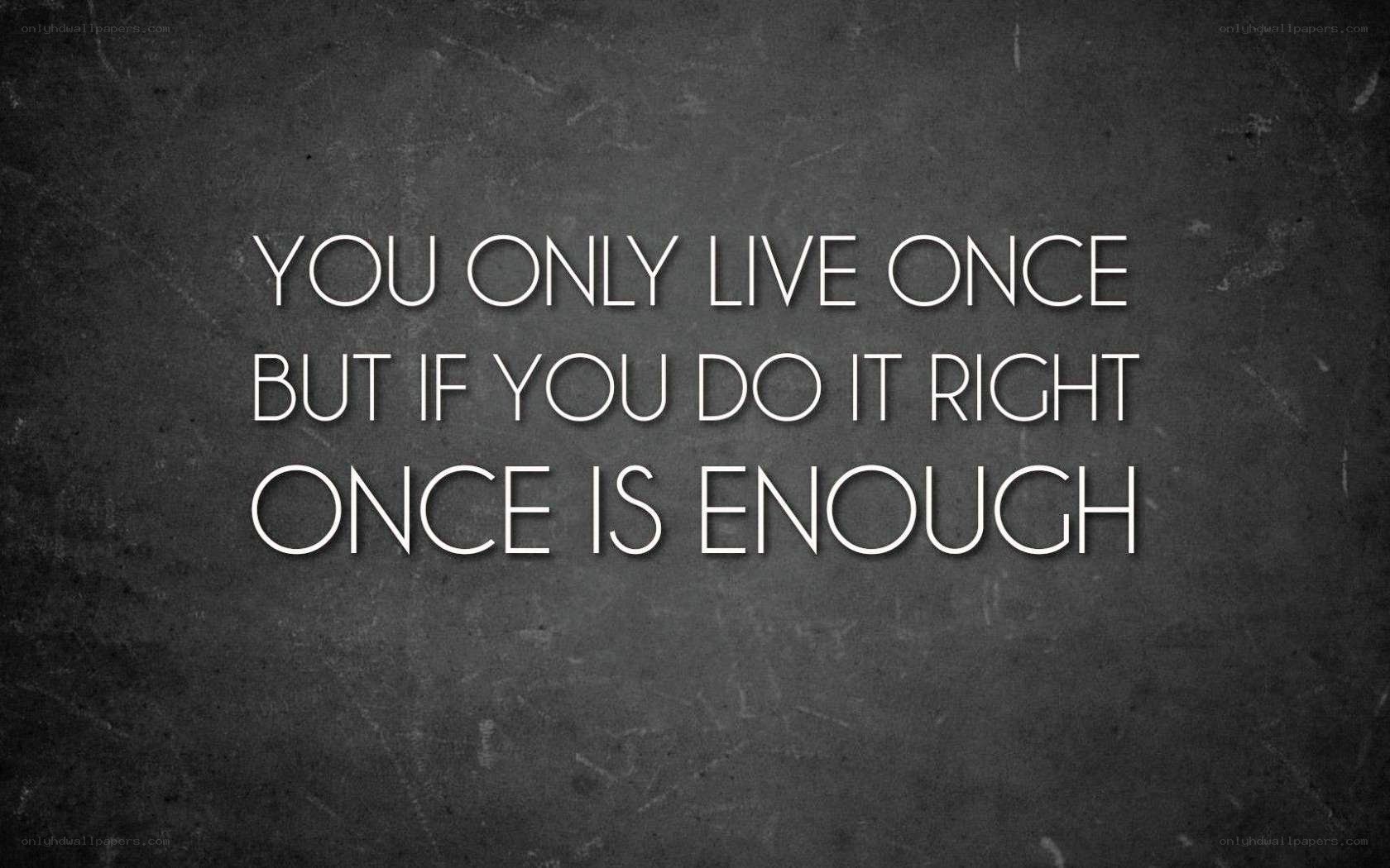 life quote on dark background
