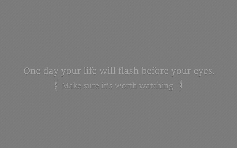 life reflection quote