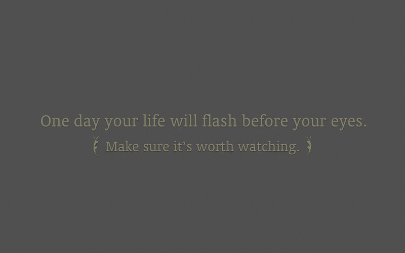 life reflection quote