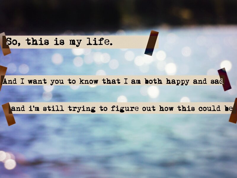 life reflection text