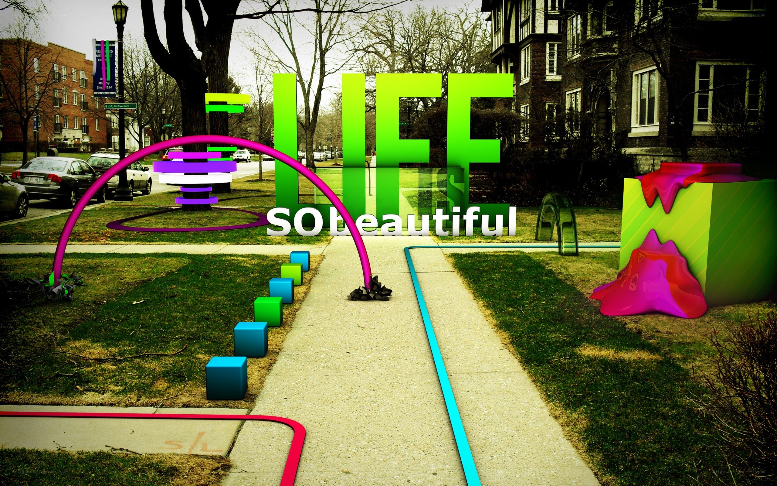 Life So Beautiful art installation
