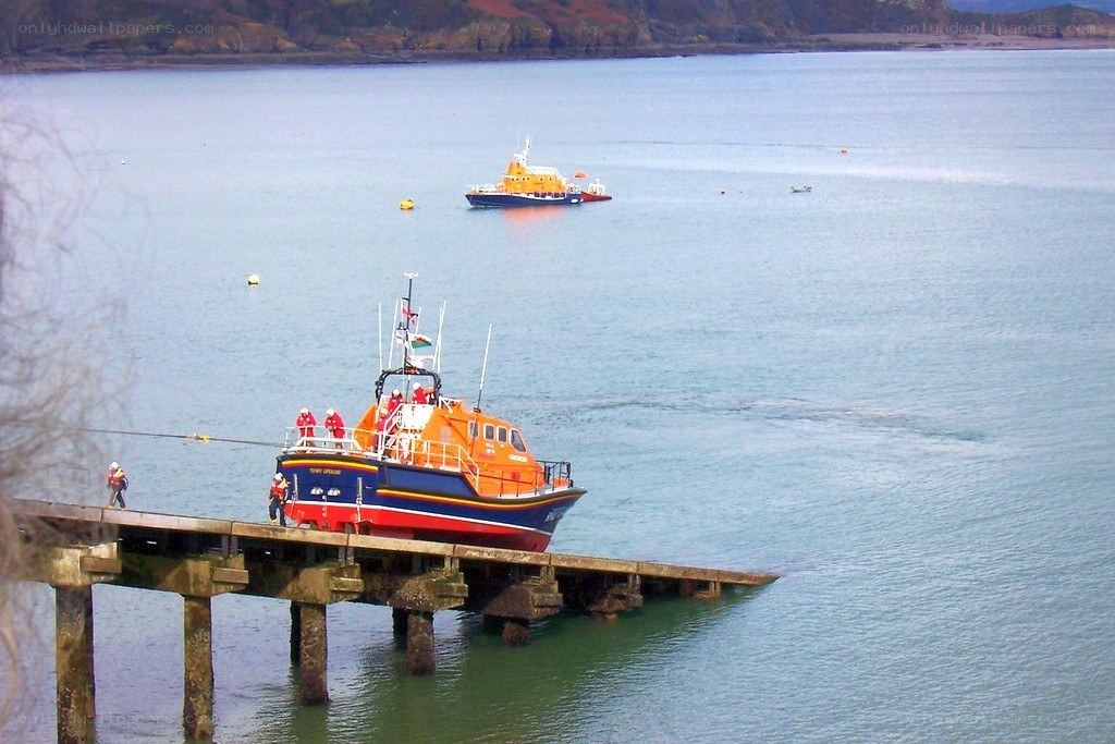 Lifeboat at the dock