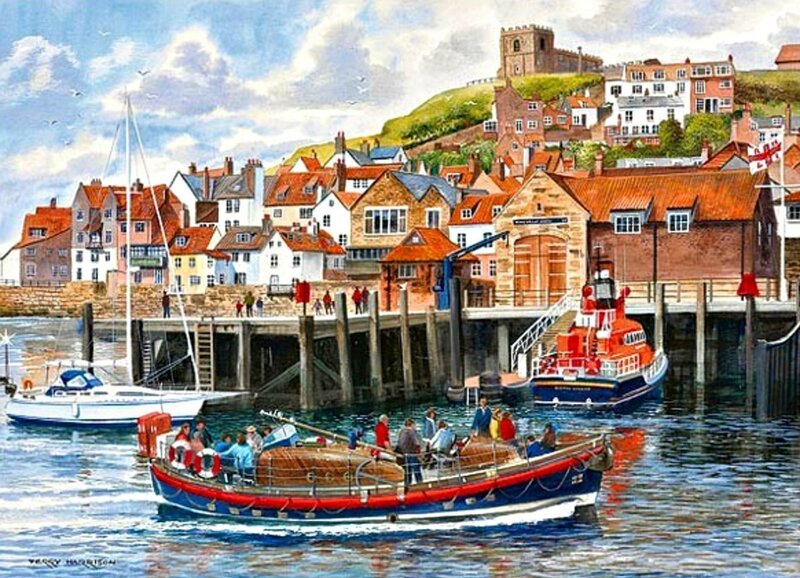 Lifeboat in Harbor