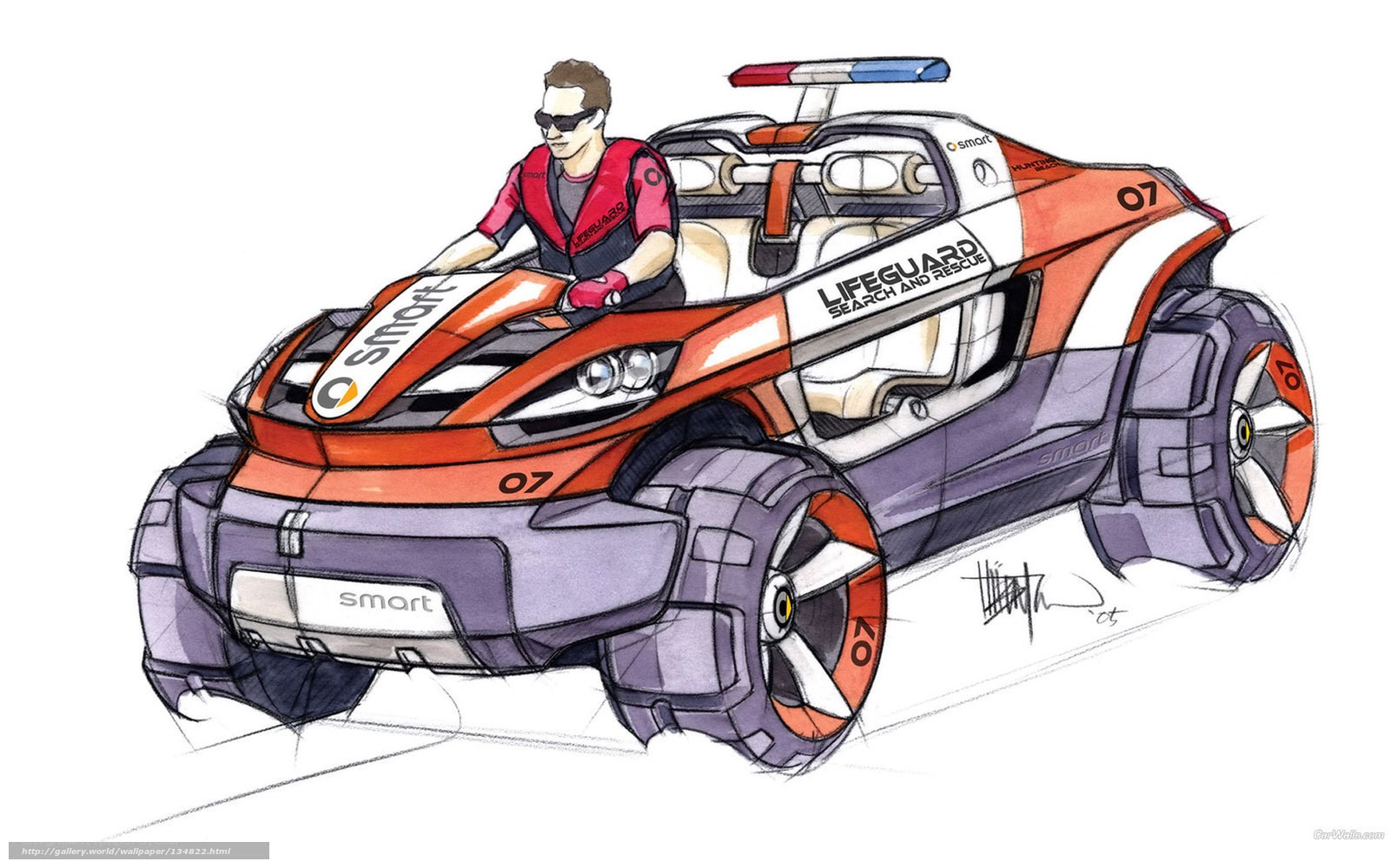 Lifeguard rescue vehicle concept