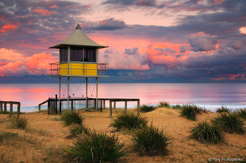 Lifeguard Tower on Beach