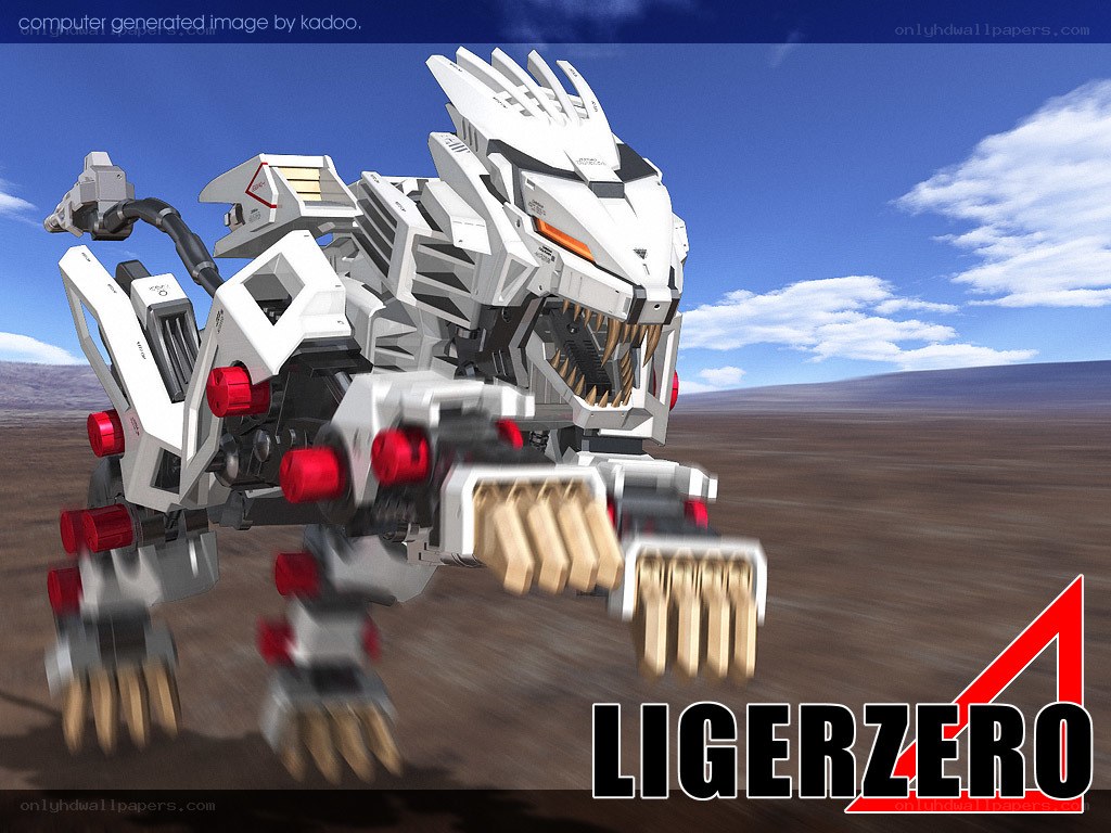 Liger Zero robot in desert