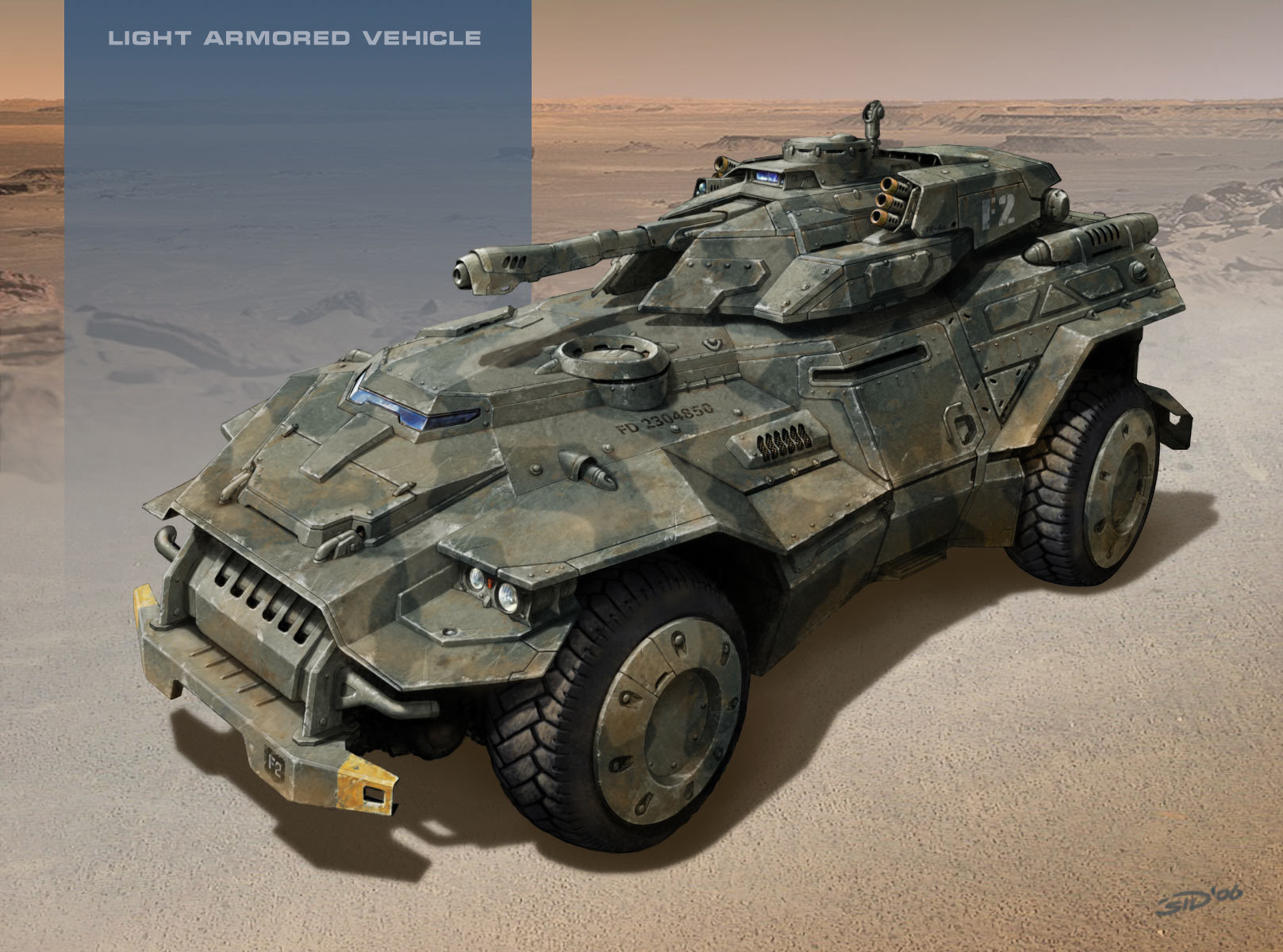 Light armored vehicle concept
