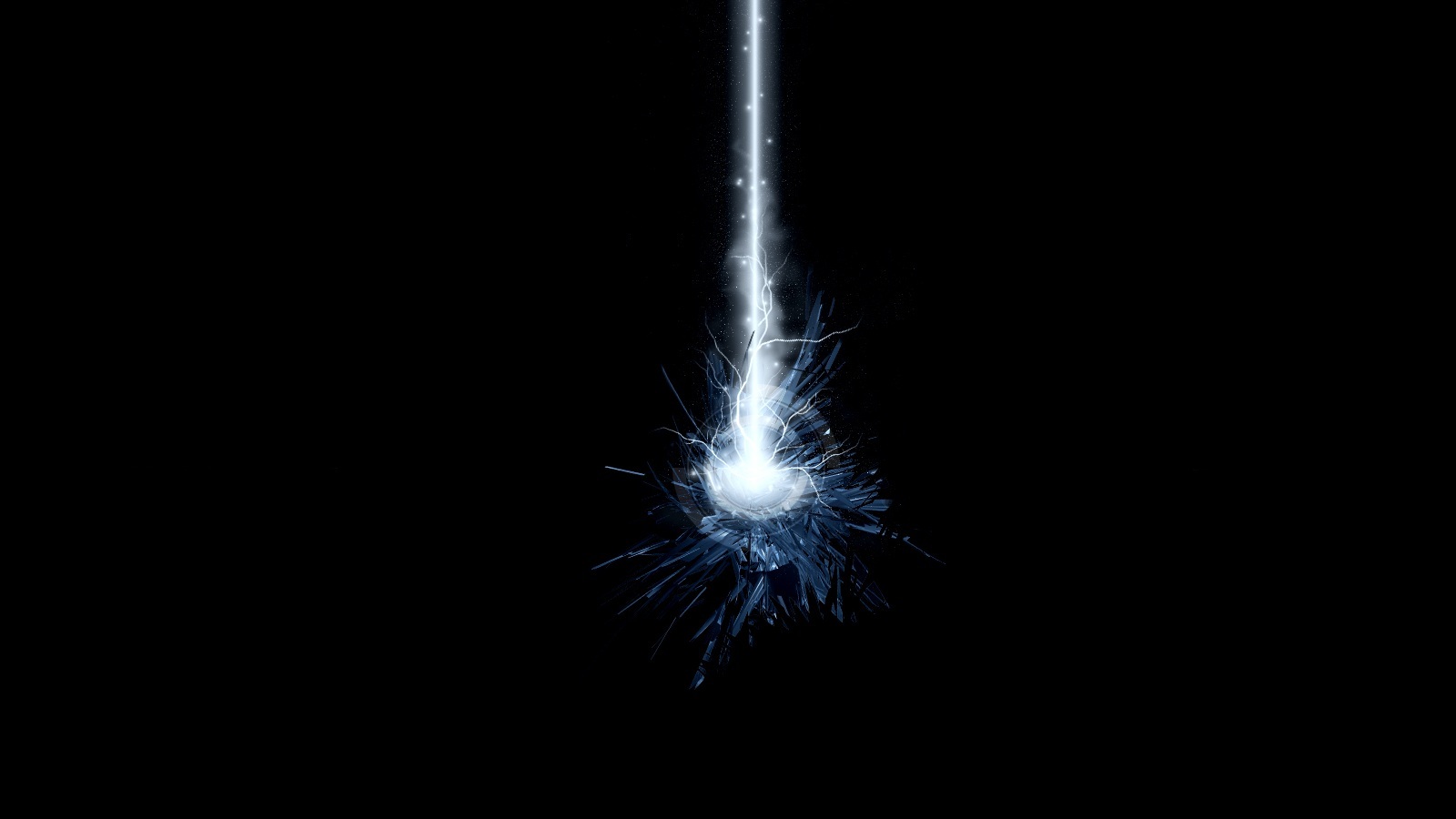 light beam explosion