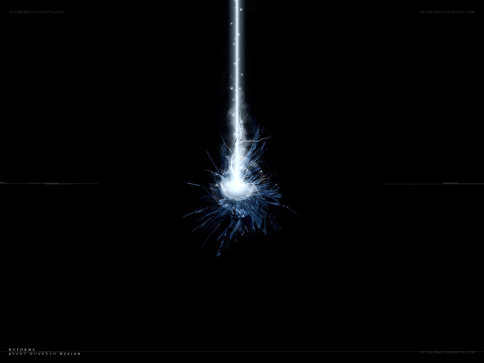 light beam explosion