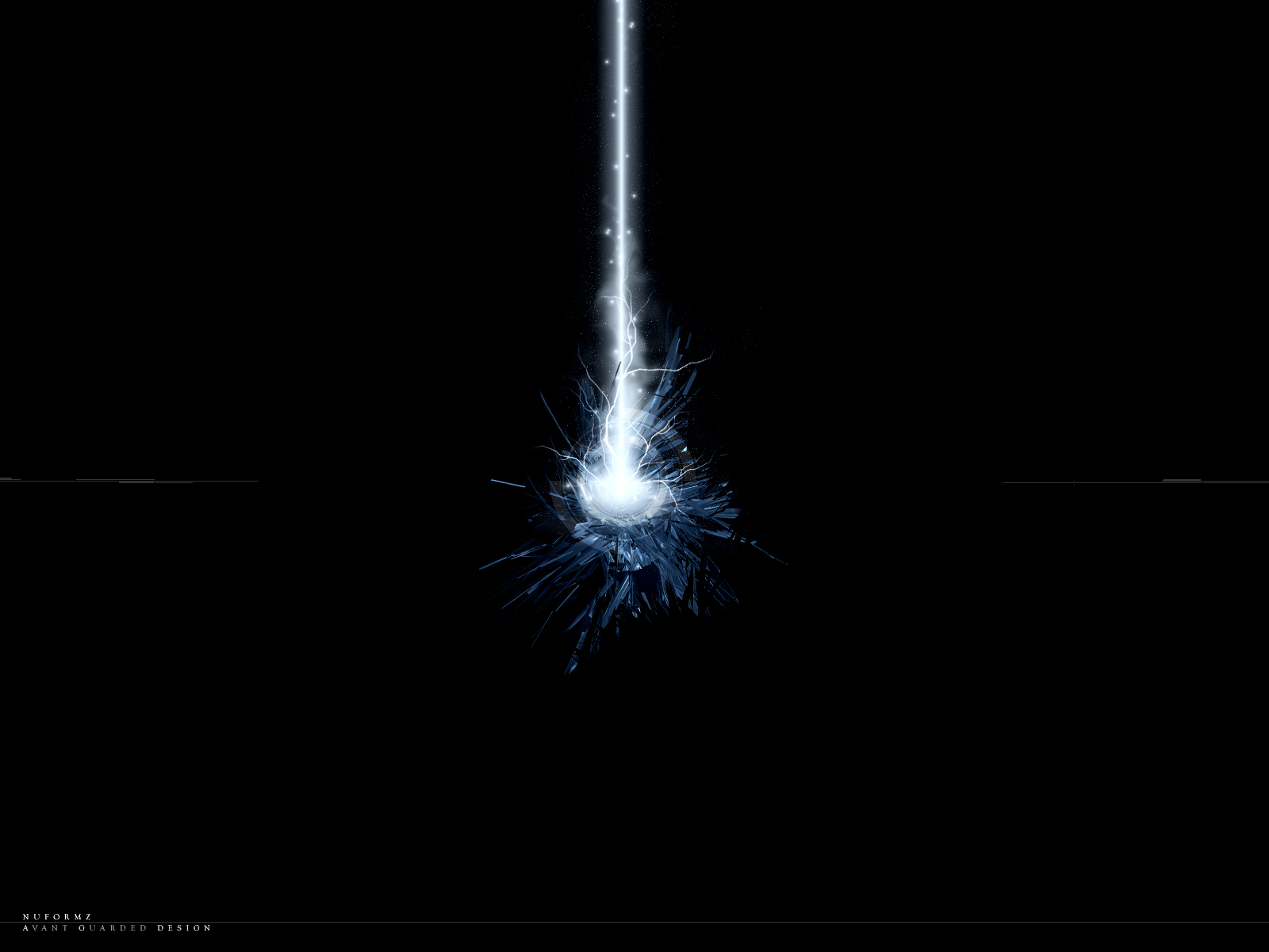 light beam explosion