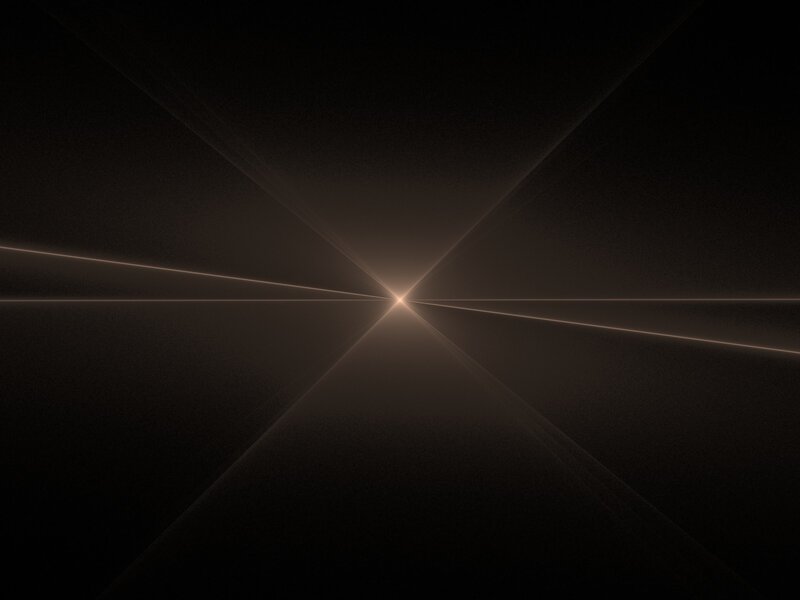 Light Beams Converging