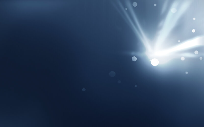 Light Beams in Dark Space — Blue