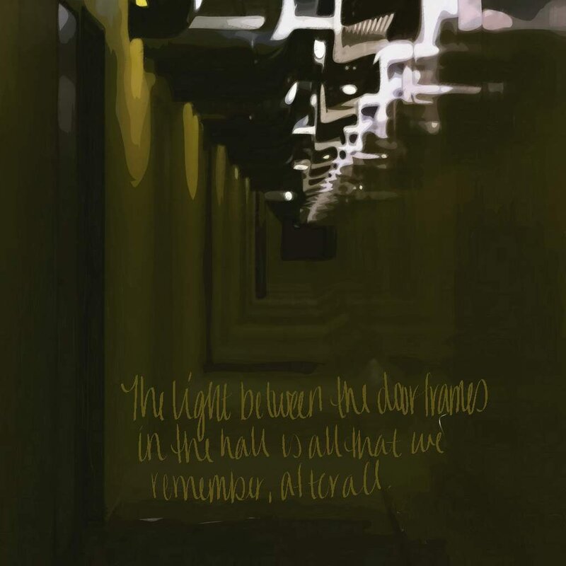 light between door frames