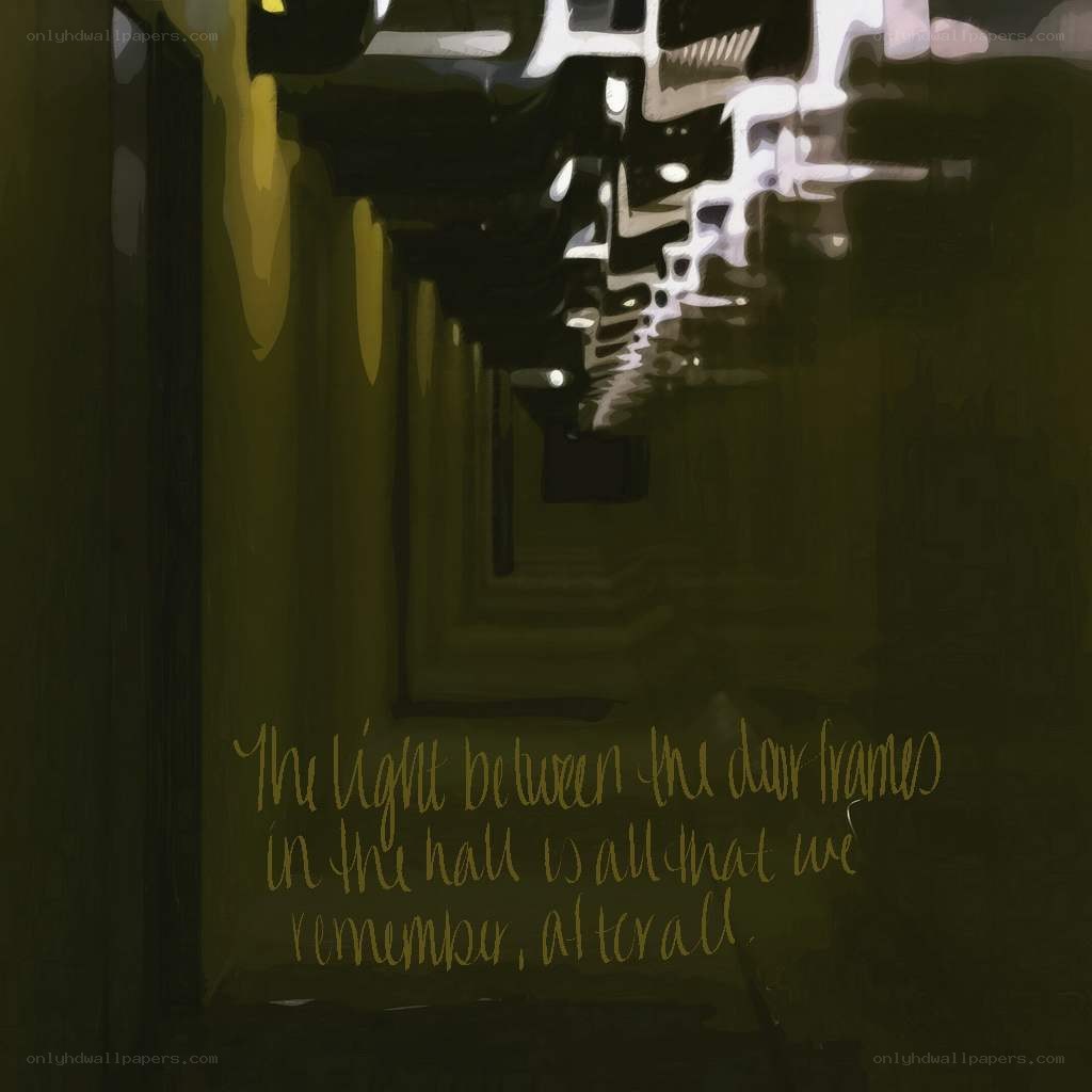 light between door frames