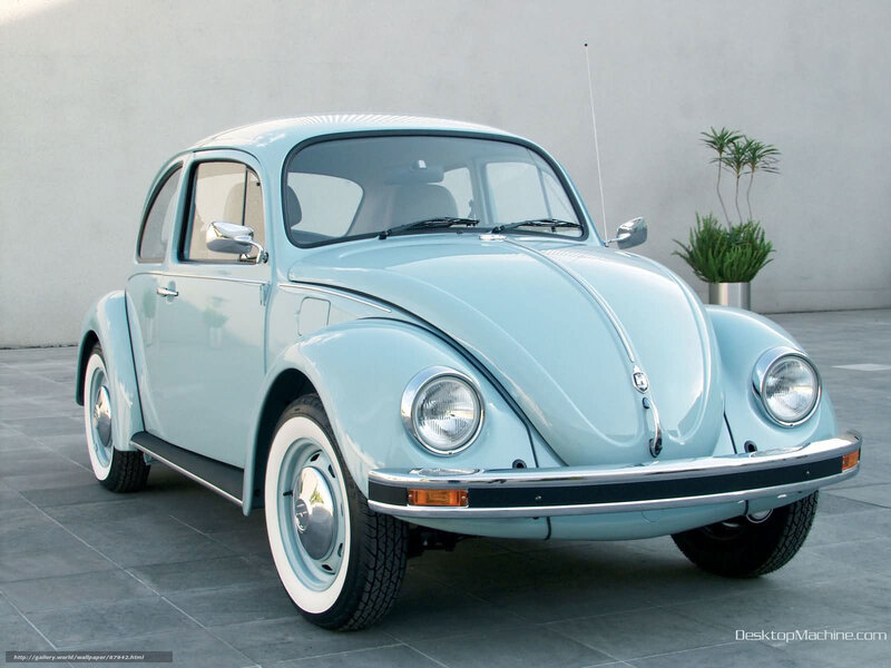 Light-blue Beetle Car — Light Blue, Calm