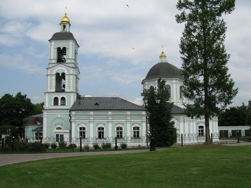 Light-blue Church Building