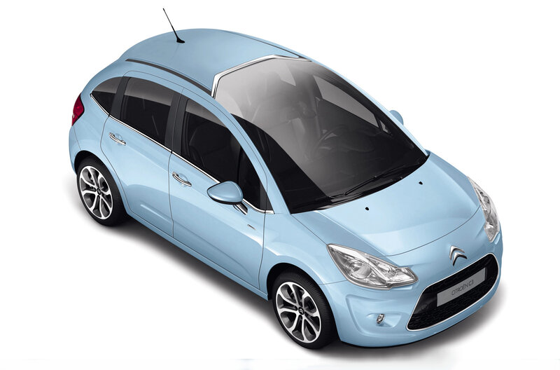 light blue citroen c3 hatchback