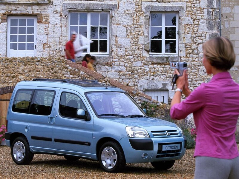 Light Blue Citroen Van