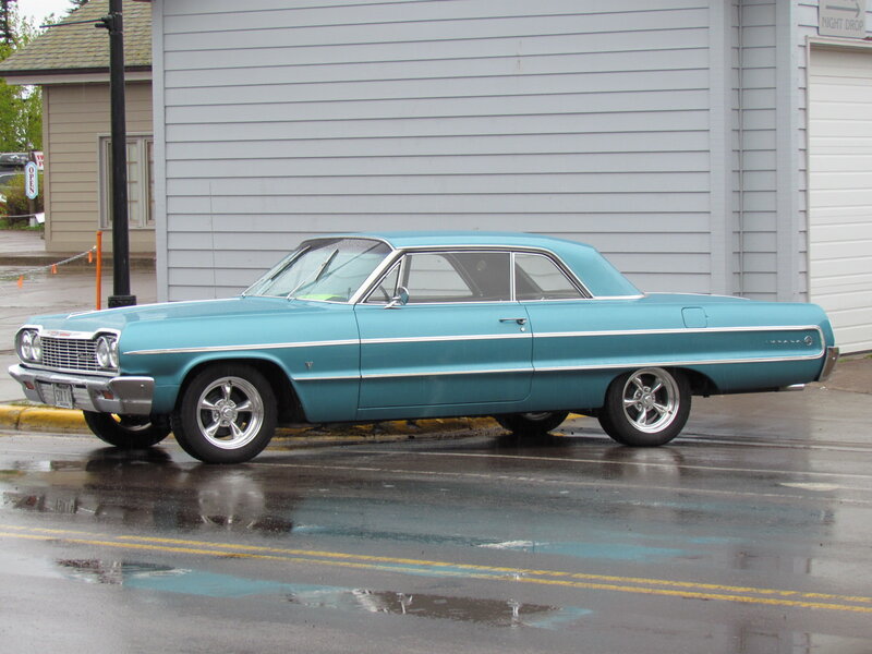 Light-blue Classic Car — Blue, Calm, Morning