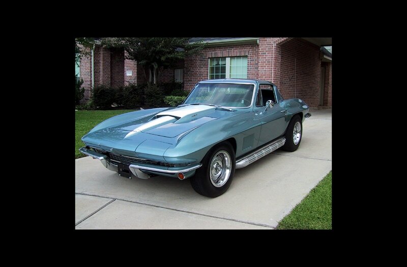 Light-blue Classic Car — Blue, Calm