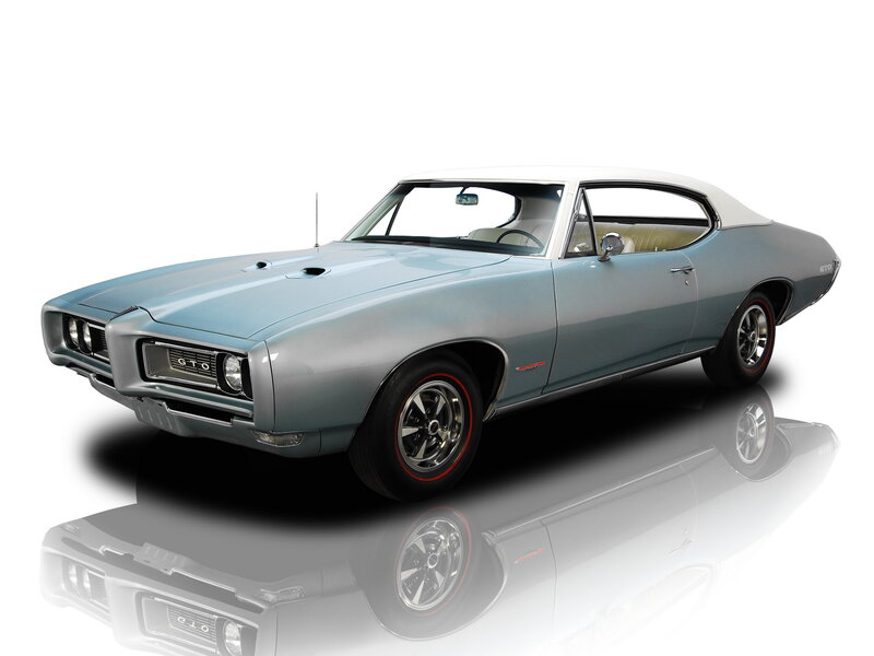 Light-blue Classic Car — Blue, Clean